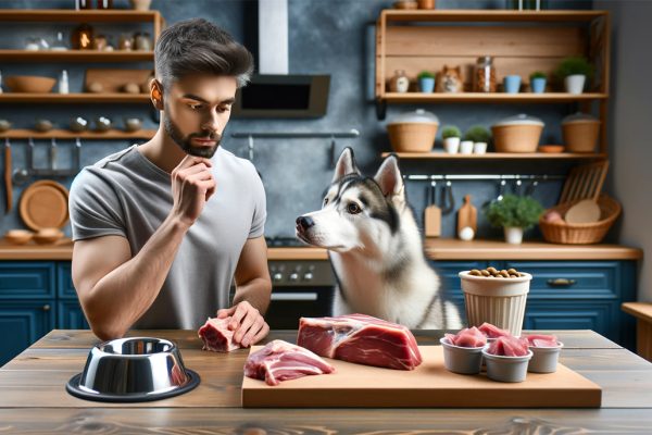 A Alimentação com Carne Crua em Cães: Prós e Contras